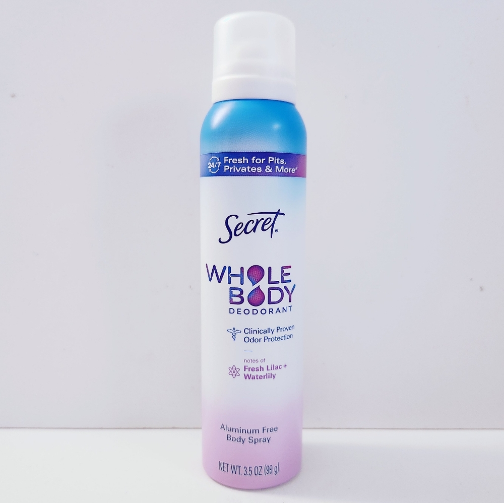 🐢2/$15 Secret Whole Body Deodorant Lilac & Waterlily